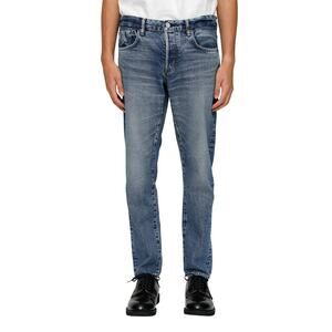 NWT Moussy Vintage Men's Carvers Slim Tapered Jeans - Blue - 36